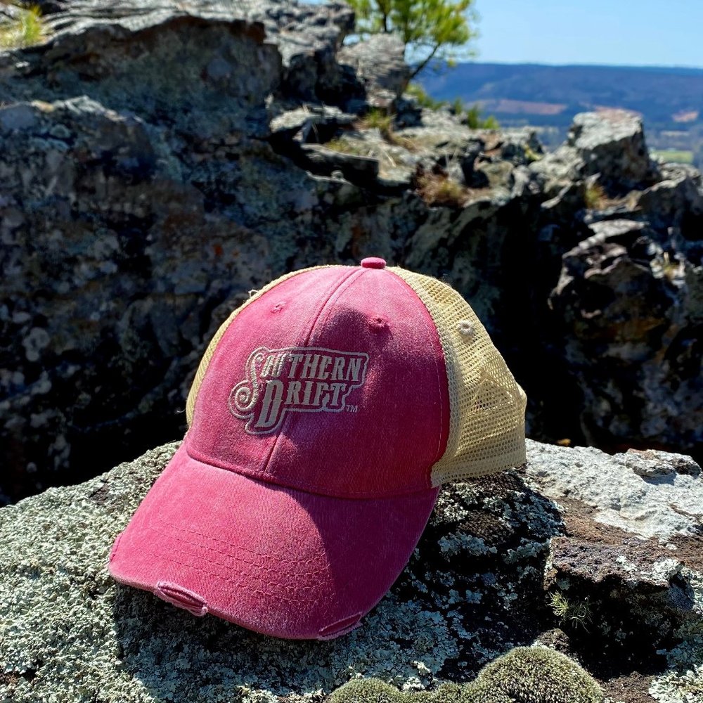 Adams Ollie Southern Drift Nautical Red/Tan Hat